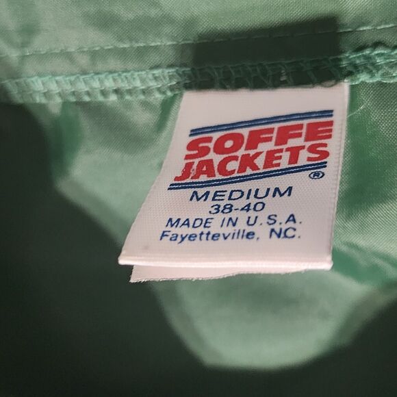 VTG Soffe Athletic Medium Coach Jacket Made USA Bulls Gym Surfing Windbreaker - Picture 6 of 11